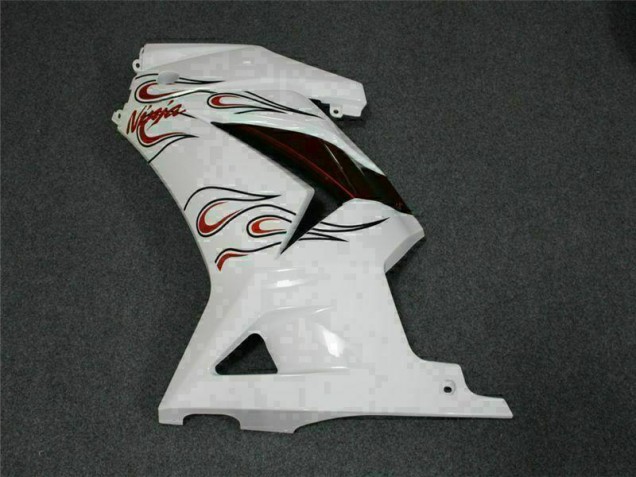 Blanco Rojo Carenado Moto EX250 08-12