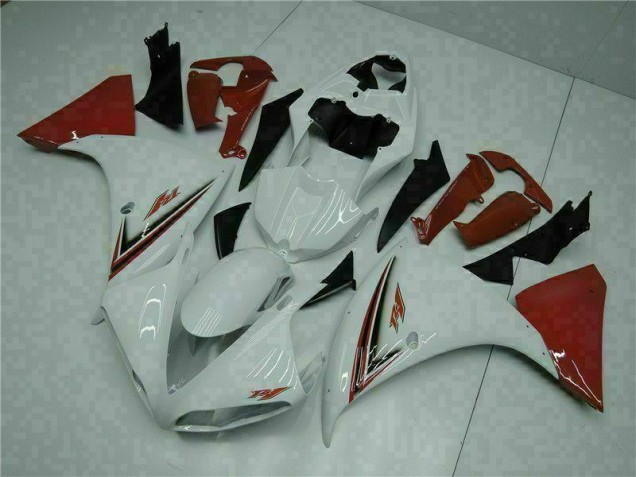 Blanco Rojo Carenado Moto R1 09-11 Blanco Rojo Carenado Moto R1 09-11