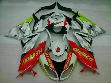 Blanco Rojo H. Energy Carenado Moto ZX6R 09-12