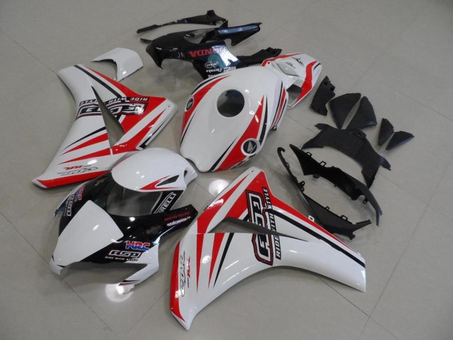 Blanco Rojo HRC Carenado Moto CBR 1000 RR 08-11 Blanco Rojo HRC Carenado Moto CBR 1000 RR 08-11