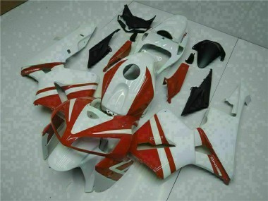 Blanco Rojo Kit Carenado Moto CBR 600 RR 05-06