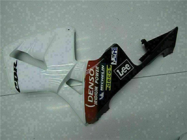 Blanco Rojo Negro Lee Carenado Moto CBR 600 RR 05-06 Blanco Rojo Negro Lee Carenado Moto CBR 600 RR 05-06