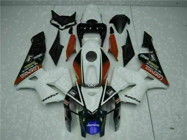 Blanco Rojo Negro Lee Carenado Moto CBR 600 RR 05-06
