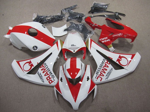 Blanco Rojo PRAMAC Carenado Moto CBR 1000 RR 08-11 Blanco Rojo PRAMAC Carenado Moto CBR 1000 RR 08-11