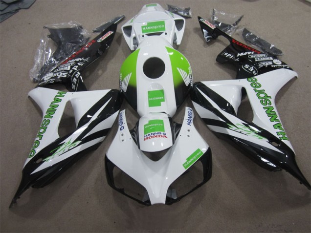 Blanco Verde Hannspree Carenado Moto CBR 1000 RR 06-07