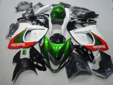 Blanco Verde Makita Carenado Moto GSXR 1300 Hayabusa 08-19