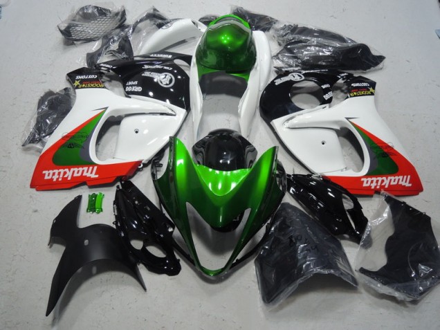Blanco Verde Makita Carenado Moto GSXR 1300 Hayabusa 08-19