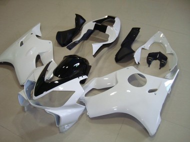 Blanco con Negro Raya Carenado Moto CBR 600 F4i 01-03