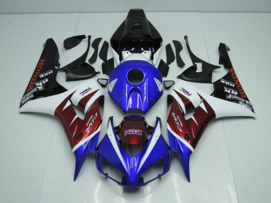 Borgoña & Azul Carenado Moto CBR 1000 RR 06-07