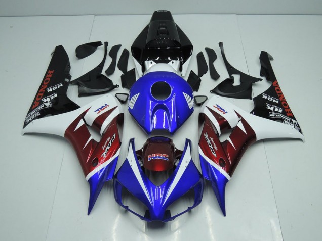 Borgoña & Azul Carenado Moto CBR 1000 RR 06-07 Borgoña & Azul Carenado Moto CBR 1000 RR 06-07