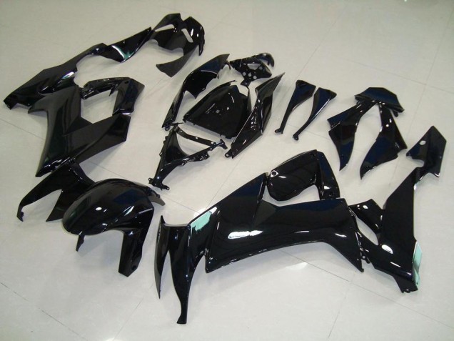 Brillante Negro ABS Moto Plástico ZX10R 08-10 Brillante Negro ABS Moto Plástico ZX10R 08-10