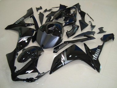 Brillante Negro Blanco Carenado Moto R1 07-08