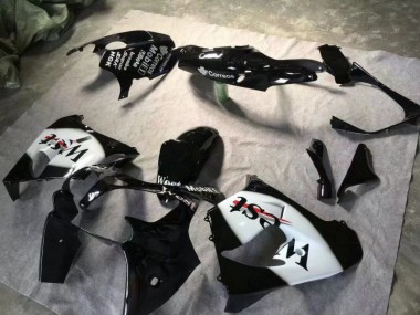 Brillante Negro Blanco Carenado Moto ZX9R 00-01