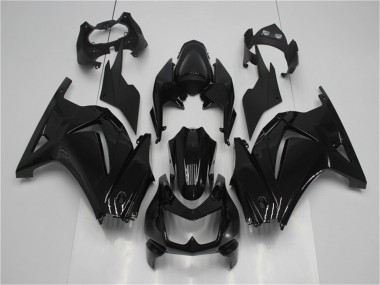 Brillante Negro Carenado Moto EX250 08-12