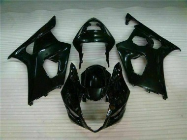 Brillante Negro Inyección Kits Carenado Moto GSXR 1000 K3 03-04