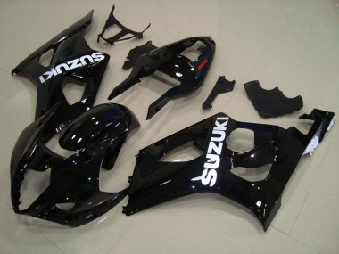 Brillante Negro Kit ABS Carenado Motocicleta GSXR 1000 K3 03-04