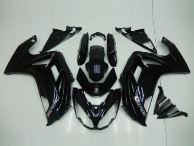 Brillante Negro Kits Completo Carenado Moto ABS EX650 12-16