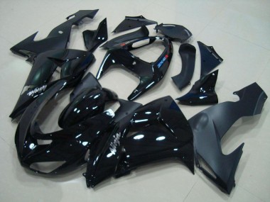Brillante Negro Negro Mate Carenado Moto ZX10R 06-07