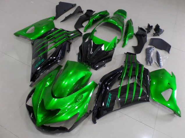 Caramelo Verde & Negro Carenado Moto ZX14R ZZR 1400 12-21 Caramelo Verde & Negro Carenado Moto ZX14R ZZR 1400 12-21