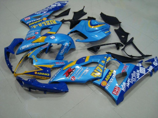 Claro Azul Rizla Carenado Moto GSXR 1000 K5 05-06 Claro Azul Rizla Carenado Moto GSXR 1000 K5 05-06