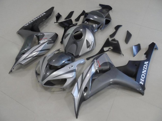 Gris Plata & Negro Mate Carenado Moto CBR 1000 RR 06-07 Gris Plata & Negro Mate Carenado Moto CBR 1000 RR 06-07
