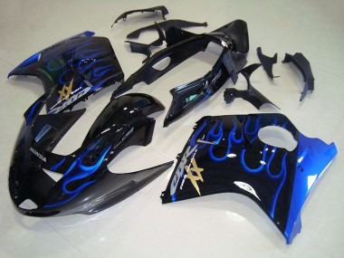 Llama azul negra Carenado Moto CBR 1100 XX Blackbird 96-07