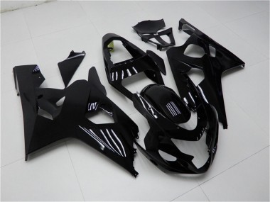 Online Negro Brillante Carenado Moto Suzuki GSXR 600/750 2004-2005
