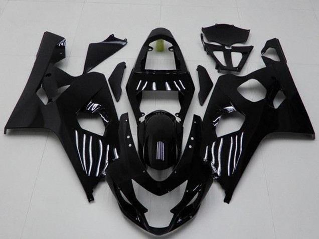 Online Negro Brillante Carenado Moto Suzuki GSXR 600/750 2004-2005