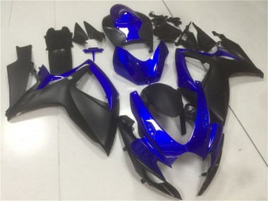 Online Azul Negro Mate Carenado Moto Suzuki GSXR 600/750 2006-2007
