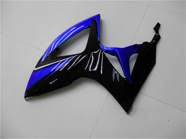 Online Azul Negro Brillante Carenado Moto Suzuki GSXR 600/750 2006-2007