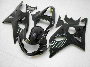 Online Negro Brillante Carenado Moto Suzuki GSXR 1000 2000-2002