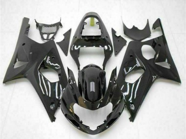 Online Negro Brillante Carenado Moto Suzuki GSXR 1000 2000-2002