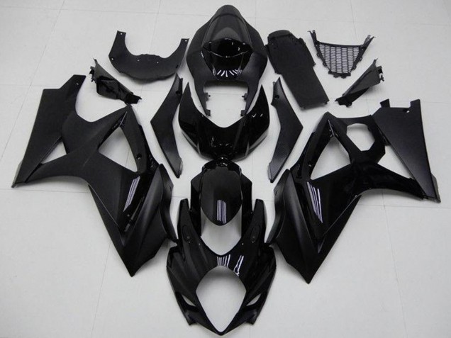 Online Negro Brillante Negro Mate No Calcomanía Carenado Moto Suzuki GSXR 1000 2007-2008
