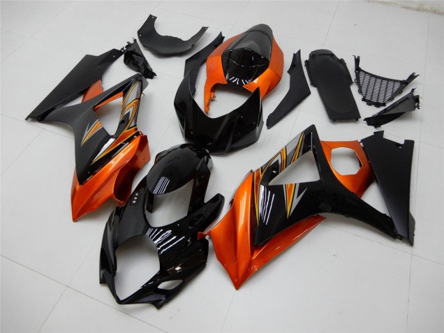 Online Naranja Negro Carenados Moto Suzuki GSXR 1000 2007-2008
