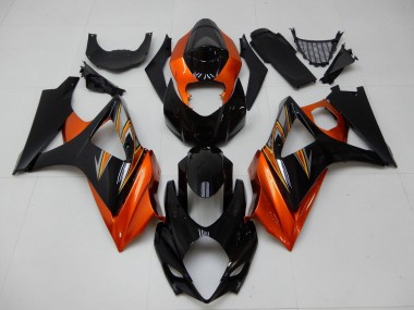 Online Naranja Negro Carenados Moto Suzuki GSXR 1000 2007-2008