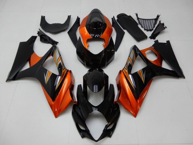 Online Naranja Negro Carenados Moto Suzuki GSXR 1000 2007-2008