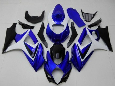 Online Blanco Azul Negro No Calcomanía Carenado Moto Suzuki GSXR 1000 2007-2008