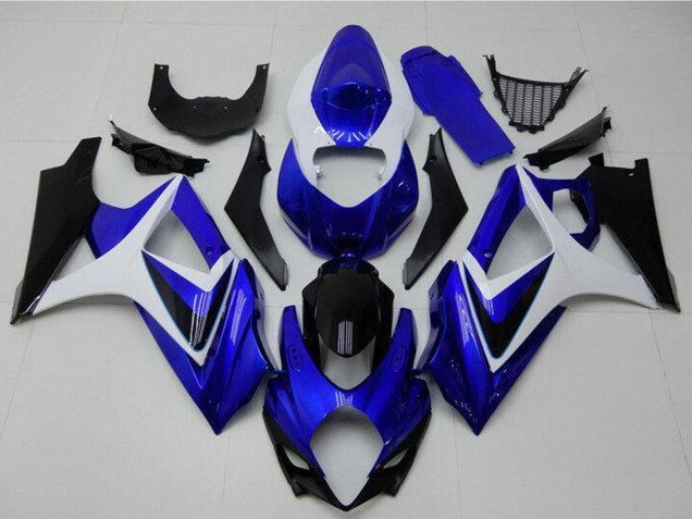 Online Blanco Azul Negro No Calcomanía Carenado Moto Suzuki GSXR 1000 2007-2008