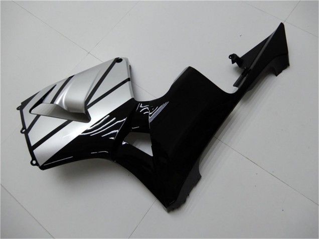 Online Plata Negro Brillante Raya Carenado Moto Honda CBR600RR 2003-2004