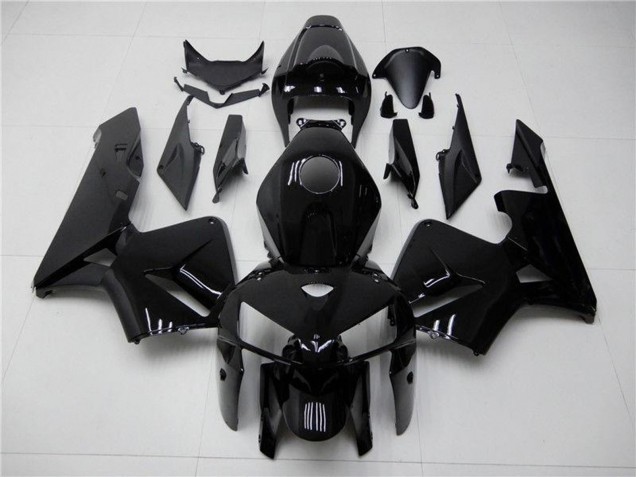 Online Negro Brillante Carenados Moto Honda CBR600RR 2005-2006