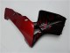 Online Negro Brillante Rojo Llama Kits Carenados Moto Honda CBR600RR 2005-2006