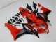 Online Rojo Negro Mate Carenados Moto Honda CBR600RR 2007-2008