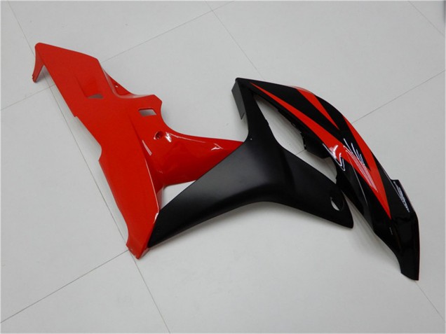 Online Rojo Negro Mate Carenados Moto Honda CBR600RR 2007-2008