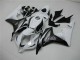 Online Blanco Negro Brillante Carenados Moto Honda CBR600RR 2007-2008
