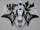 Online Blanco Negro Brillante Carenados Moto Honda CBR600RR 2007-2008