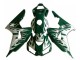 Online Blanco Verde Llama Carenado Moto Honda CBR1000RR 2006-2007