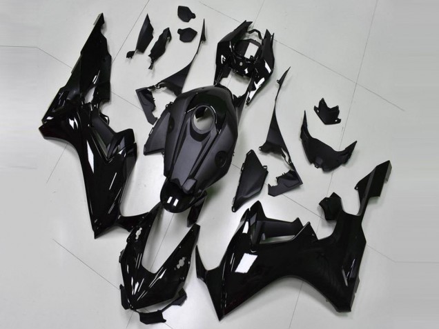Online Negro Brillante Negro Mate Carenado Moto Honda CBR1000RR 2017-2023