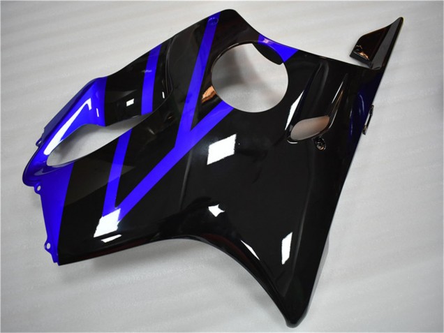 Online Azul Negro Brillante Kits Carenados Moto Honda CBR600 F4i 2004-2007
