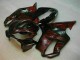 Online Negro Brillante Rojo Llama Carenado Moto Honda CBR600 F4i 2004-2007