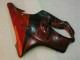 Online Negro Brillante Rojo Llama Carenado Moto Honda CBR600 F4i 2004-2007